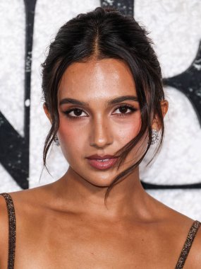 American actress and model Arianna Rivas arrives at the World Premiere Of Universal Pictures And Blumhouse Productions' 'Black Phone 2' held at the TCL Chinese Theatre IMAX on October 8, 2025 in Hollywood, Los Angeles, California, United States. 