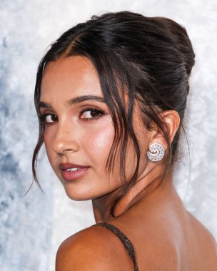 American actress and model Arianna Rivas arrives at the World Premiere Of Universal Pictures And Blumhouse Productions' 'Black Phone 2' held at the TCL Chinese Theatre IMAX on October 8, 2025 in Hollywood, Los Angeles, California, United States. 