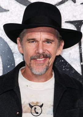 American actor, director, writer, novelist Ethan Hawke arrives at the World Premiere Of Universal Pictures And Blumhouse Productions' 'Black Phone 2' held at the TCL Chinese Theatre IMAX on October 8, 2025 in Hollywood, Los Angeles, California, USA.
