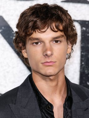 American actor and ballet dancer Mason Thames arrives at the World Premiere Of Universal Pictures And Blumhouse Productions' 'Black Phone 2' held at the TCL Chinese Theatre IMAX on October 8, 2025 in Hollywood, Los Angeles, California, United States.