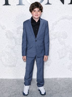 Simon Webster arrives at the World Premiere Of Universal Pictures And Blumhouse Productions' 'Black Phone 2' held at the TCL Chinese Theatre IMAX on October 8, 2025 in Hollywood, Los Angeles, California, United States. 