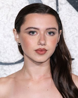 American actress Violet McGraw arrives at the World Premiere Of Universal Pictures And Blumhouse Productions' 'Black Phone 2' held at the TCL Chinese Theatre IMAX on October 8, 2025 in Hollywood, Los Angeles, California, United States.