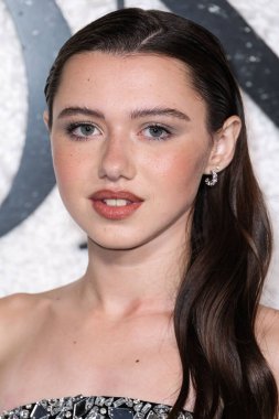 American actress Violet McGraw arrives at the World Premiere Of Universal Pictures And Blumhouse Productions' 'Black Phone 2' held at the TCL Chinese Theatre IMAX on October 8, 2025 in Hollywood, Los Angeles, California, United States.