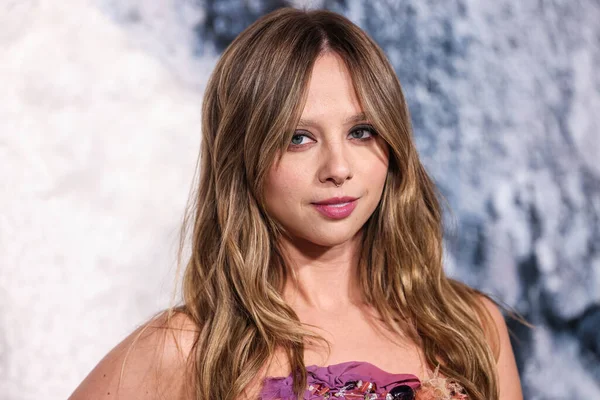 American actress Anna Lore arrives at the World Premiere Of Universal Pictures And Blumhouse Productions' 'Black Phone 2' held at the TCL Chinese Theatre IMAX on October 8, 2025 in Hollywood, Los Angeles, California, United States. 
