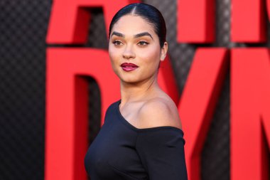 American actress and singer Brittany O'Grady arrives at the Los Angeles Special Screening Of Netflix's 'A House of Dynamite' held at The Egyptian Theatre Hollywood on October 9, 2025 in Hollywood, Los Angeles, California, United States