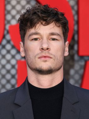 American actor Kyle Allen arrives at the Los Angeles Special Screening Of Netflix's 'A House of Dynamite' held at The Egyptian Theatre Hollywood on October 9, 2025 in Hollywood, Los Angeles, California, United States. 