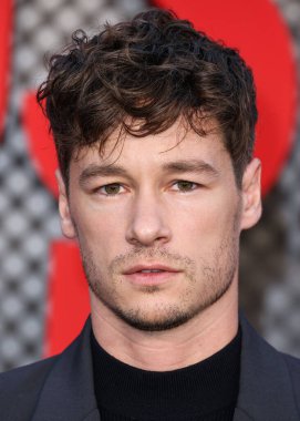 American actor Kyle Allen arrives at the Los Angeles Special Screening Of Netflix's 'A House of Dynamite' held at The Egyptian Theatre Hollywood on October 9, 2025 in Hollywood, Los Angeles, California, United States. 