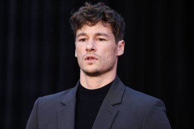 American actor Kyle Allen arrives at the Los Angeles Special Screening Of Netflix's 'A House of Dynamite' held at The Egyptian Theatre Hollywood on October 9, 2025 in Hollywood, Los Angeles, California, United States. 