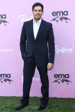American actor, producer, writer, and director Eli Roth arrives at the 35th Annual EMA (Environmental Media Association) Awards Gala 2025 held at CBS Radford Studio Center on October 11, 2025 in Studio City, Los Angeles, California, United States.