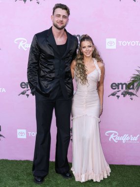 Australian TV personality Harry Jowsey and American reality TV star, actress, model, and businesswoman Ariana Madix arrive at the 35th Annual EMA Awards Gala 2025 held at CBS Radford Studio Center on October 11, 2025 in Studio City, LA, CA, USA.