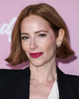 American actress, producer, and singer Jaime Ray Newman arrives at the 35th Annual EMA (Environmental Media Association) Awards Gala 2025 held at CBS Radford Studio Center on October 11, 2025 in Studio City, Los Angeles, California, United States.