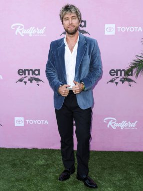American singer, actor, producer, and former NSYNC bass singer Lance Bass arrives at the 35th Annual EMA (Environmental Media Association) Awards Gala 2025 held at CBS Radford Studio Center on October 11, 2025 in Studio City, Los Angeles, CA, USA.