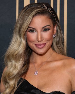 American model Ashley Alexiss arrives at the 2nd Annual Gurus Awards Presented by Gurus Magazine held at Cicada Restaurant and Lounge at Oviatt Building at The Olive on October 12, 2025 in Los Angeles, California, United States. 