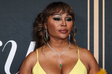 American model, actress, podcaster, and reality TV star Cynthia Bailey arrives at the 2nd Annual Gurus Awards Presented by Gurus Magazine held at Cicada Restaurant and Lounge at Oviatt Building at The Olive on October 12, 2025 in Los Angeles