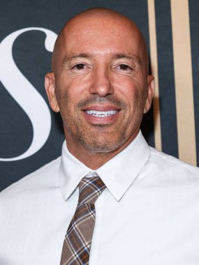 Founder and President of The Oppenheim Group Jason Oppenheim arrives at the 2nd Annual Gurus Awards Presented by Gurus Magazine held at Cicada Restaurant and Lounge at Oviatt Building at The Olive on October 12, 2025 in Los Angeles, California