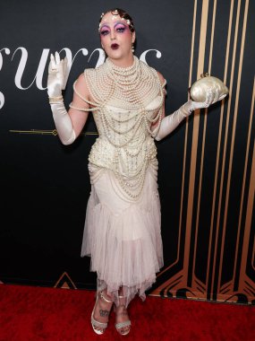 Laganja Estranja arrives at the 2nd Annual Gurus Awards Presented by Gurus Magazine held at Cicada Restaurant and Lounge at Oviatt Building at The Olive on October 12, 2025 in Los Angeles, California, United States. 