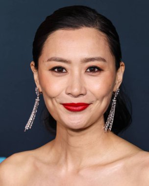 Chinese-American actress and singer Fala Chen arrives at the Los Angeles Special Screening Of Netflix's 'Ballad Of A Small Player' held at The Egyptian Theatre Hollywood on October 14, 2025 in Hollywood, Los Angeles, California, United States.