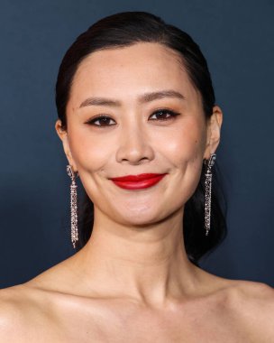 Chinese-American actress and singer Fala Chen arrives at the Los Angeles Special Screening Of Netflix's 'Ballad Of A Small Player' held at The Egyptian Theatre Hollywood on October 14, 2025 in Hollywood, Los Angeles, California, United States.
