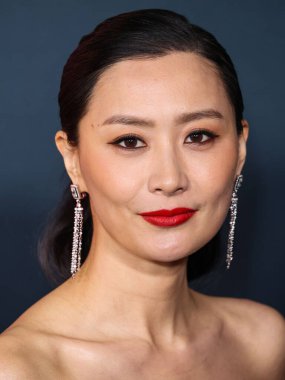 Chinese-American actress and singer Fala Chen arrives at the Los Angeles Special Screening Of Netflix's 'Ballad Of A Small Player' held at The Egyptian Theatre Hollywood on October 14, 2025 in Hollywood, Los Angeles, California, United States.