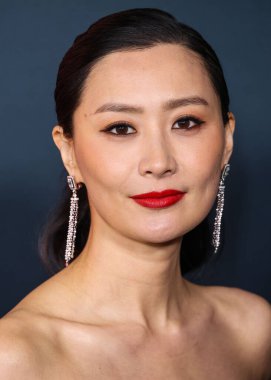Chinese-American actress and singer Fala Chen arrives at the Los Angeles Special Screening Of Netflix's 'Ballad Of A Small Player' held at The Egyptian Theatre Hollywood on October 14, 2025 in Hollywood, Los Angeles, California, United States.