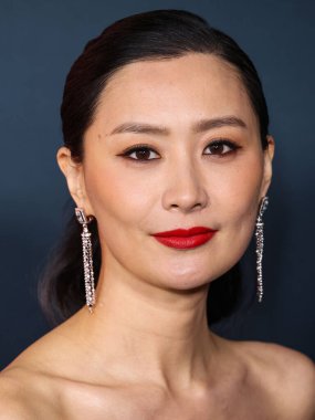 Chinese-American actress and singer Fala Chen arrives at the Los Angeles Special Screening Of Netflix's 'Ballad Of A Small Player' held at The Egyptian Theatre Hollywood on October 14, 2025 in Hollywood, Los Angeles, California, United States.