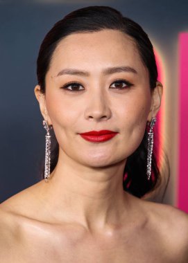 Chinese-American actress and singer Fala Chen arrives at the Los Angeles Special Screening Of Netflix's 'Ballad Of A Small Player' held at The Egyptian Theatre Hollywood on October 14, 2025 in Hollywood, Los Angeles, California, United States.