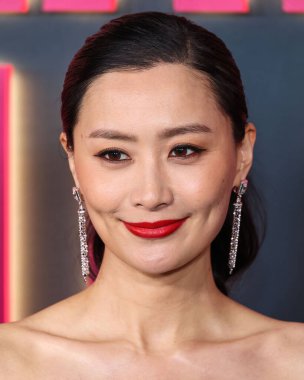 Chinese-American actress and singer Fala Chen arrives at the Los Angeles Special Screening Of Netflix's 'Ballad Of A Small Player' held at The Egyptian Theatre Hollywood on October 14, 2025 in Hollywood, Los Angeles, California, United States.