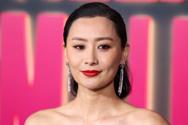 Chinese-American actress and singer Fala Chen arrives at the Los Angeles Special Screening Of Netflix's 'Ballad Of A Small Player' held at The Egyptian Theatre Hollywood on October 14, 2025 in Hollywood, Los Angeles, California, United States.