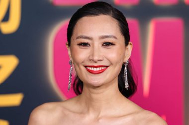 Chinese-American actress and singer Fala Chen arrives at the Los Angeles Special Screening Of Netflix's 'Ballad Of A Small Player' held at The Egyptian Theatre Hollywood on October 14, 2025 in Hollywood, Los Angeles, California, United States.