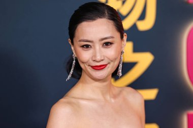Chinese-American actress and singer Fala Chen arrives at the Los Angeles Special Screening Of Netflix's 'Ballad Of A Small Player' held at The Egyptian Theatre Hollywood on October 14, 2025 in Hollywood, Los Angeles, California, United States.