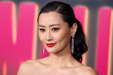 Chinese-American actress and singer Fala Chen arrives at the Los Angeles Special Screening Of Netflix's 'Ballad Of A Small Player' held at The Egyptian Theatre Hollywood on October 14, 2025 in Hollywood, Los Angeles, California, United States.