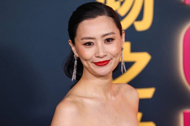 Chinese-American actress and singer Fala Chen arrives at the Los Angeles Special Screening Of Netflix's 'Ballad Of A Small Player' held at The Egyptian Theatre Hollywood on October 14, 2025 in Hollywood, Los Angeles, California, United States.
