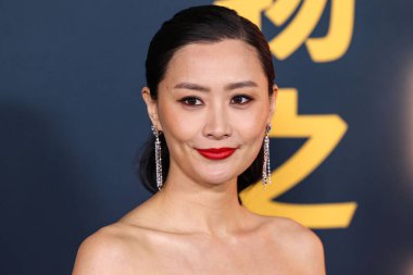 Chinese-American actress and singer Fala Chen arrives at the Los Angeles Special Screening Of Netflix's 'Ballad Of A Small Player' held at The Egyptian Theatre Hollywood on October 14, 2025 in Hollywood, Los Angeles, California, United States.