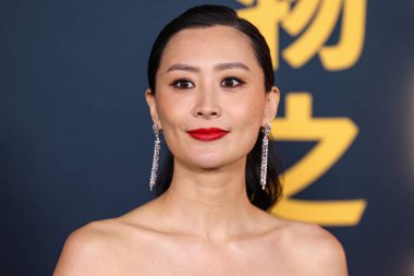 Chinese-American actress and singer Fala Chen arrives at the Los Angeles Special Screening Of Netflix's 'Ballad Of A Small Player' held at The Egyptian Theatre Hollywood on October 14, 2025 in Hollywood, Los Angeles, California, United States.