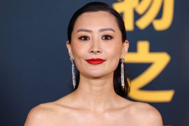 Chinese-American actress and singer Fala Chen arrives at the Los Angeles Special Screening Of Netflix's 'Ballad Of A Small Player' held at The Egyptian Theatre Hollywood on October 14, 2025 in Hollywood, Los Angeles, California, United States.