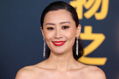 Chinese-American actress and singer Fala Chen arrives at the Los Angeles Special Screening Of Netflix's 'Ballad Of A Small Player' held at The Egyptian Theatre Hollywood on October 14, 2025 in Hollywood, Los Angeles, California, United States.