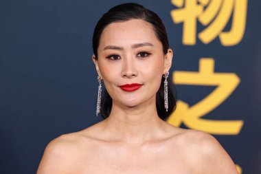 Chinese-American actress and singer Fala Chen arrives at the Los Angeles Special Screening Of Netflix's 'Ballad Of A Small Player' held at The Egyptian Theatre Hollywood on October 14, 2025 in Hollywood, Los Angeles, California, United States.