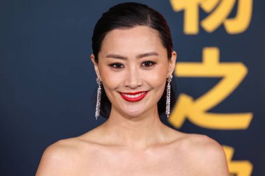 Chinese-American actress and singer Fala Chen arrives at the Los Angeles Special Screening Of Netflix's 'Ballad Of A Small Player' held at The Egyptian Theatre Hollywood on October 14, 2025 in Hollywood, Los Angeles, California, United States.