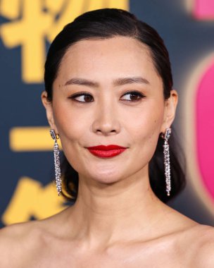 Chinese-American actress and singer Fala Chen arrives at the Los Angeles Special Screening Of Netflix's 'Ballad Of A Small Player' held at The Egyptian Theatre Hollywood on October 14, 2025 in Hollywood, Los Angeles, California, United States.