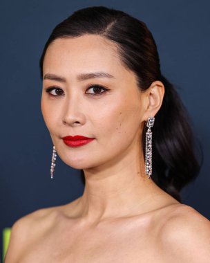 Chinese-American actress and singer Fala Chen arrives at the Los Angeles Special Screening Of Netflix's 'Ballad Of A Small Player' held at The Egyptian Theatre Hollywood on October 14, 2025 in Hollywood, Los Angeles, California, United States.