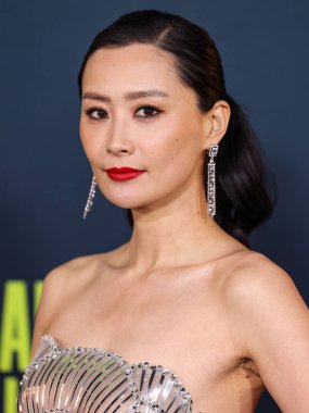 Chinese-American actress and singer Fala Chen arrives at the Los Angeles Special Screening Of Netflix's 'Ballad Of A Small Player' held at The Egyptian Theatre Hollywood on October 14, 2025 in Hollywood, Los Angeles, California, United States.