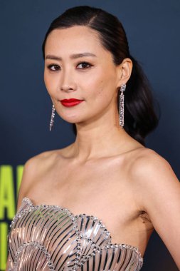 Chinese-American actress and singer Fala Chen arrives at the Los Angeles Special Screening Of Netflix's 'Ballad Of A Small Player' held at The Egyptian Theatre Hollywood on October 14, 2025 in Hollywood, Los Angeles, California, United States.