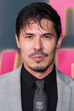 American actor, martial artist and model Lewis Tan arrives at the Los Angeles Special Screening Of Netflix's 'Ballad Of A Small Player' held at The Egyptian Theatre Hollywood on October 14, 2025 in Hollywood, Los Angeles, California, United States.