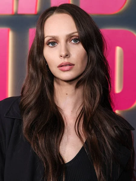 American actress and producer Bailee MyKell Cowperthwaite arrives at the Los Angeles Special Screening Of Netflix's 'Ballad Of A Small Player' held at The Egyptian Theatre Hollywood on October 14, 2025 in Hollywood, Los Angeles, California, USA.