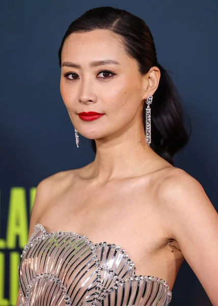 Chinese-American actress and singer Fala Chen arrives at the Los Angeles Special Screening Of Netflix's 'Ballad Of A Small Player' held at The Egyptian Theatre Hollywood on October 14, 2025 in Hollywood, Los Angeles, California, United States.