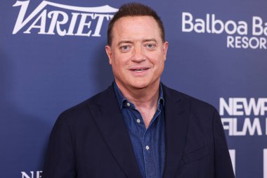 Amerikalı-Kanadalı aktör Brendan Fraser, 19 Ekim 2025 'te Newport Beach, Orange County, Kaliforniya, ABD' deki Balboa Bay Resort 'ta düzenlenen 26..