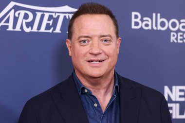 Amerikalı-Kanadalı aktör Brendan Fraser, 19 Ekim 2025 'te Newport Beach, Orange County, Kaliforniya, ABD' deki Balboa Bay Resort 'ta düzenlenen 26..