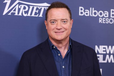 Amerikalı-Kanadalı aktör Brendan Fraser, 19 Ekim 2025 'te Newport Beach, Orange County, Kaliforniya, ABD' deki Balboa Bay Resort 'ta düzenlenen 26..