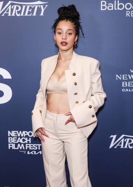 Amerikalı aktris Chase Infiniti (Chase Infiniti Payne), 19 Ekim 2025 'te Newport Beach, Kaliforniya, ABD' de düzenlenen 26. Newport Beach Film Festivali Onur ve Variety 'nin 10 İzlenecek Oyuncusu' na geldi..