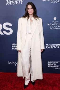 Norveçli aktris Inga Ibsdotter Lilleaas, 26. Geleneksel Newport Plaj Film Festivali Onur ve Variety 'nin 10 İzlenecek Oyuncusu' na 19 Ekim 2025 'de Newport Beach, Orange County, Kaliforniya, ABD' de düzenlenen Balboa Bay Resort 'da geldi..